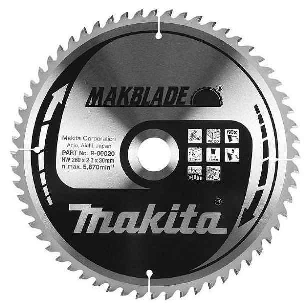 Makita Kotoučová Pila 260x30x24z Do 2704
