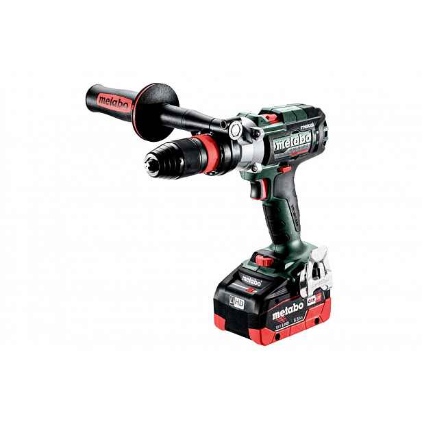 Metabo - 18V AKU vrtačka s příklepem, 2x aku 5,5 Ah LiHD, nabíječka 603182660