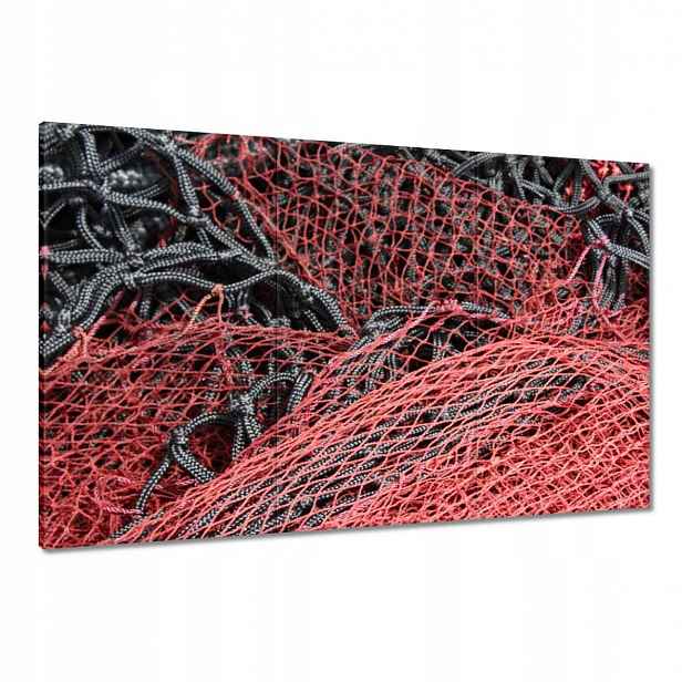 Obrazy 120x80 Červená rybářská síť
