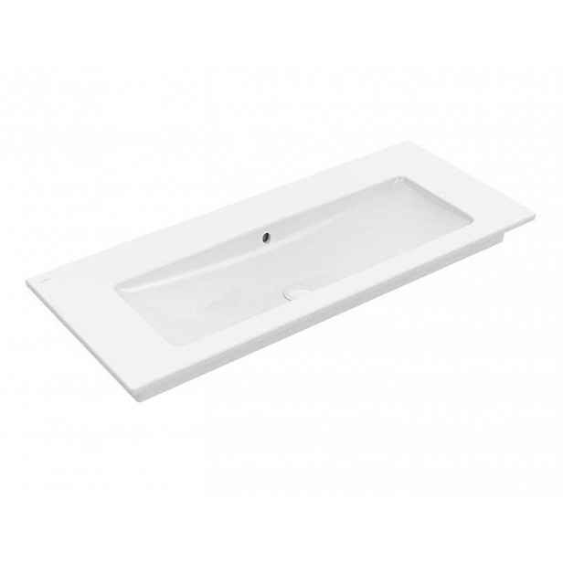 Villeroy & Boch Venticello - Umyvadlo nábytkové 80x50 cm, s přepadem, bez otvoru pro baterii, CeramicPlus, alpská bílá 41048JR1