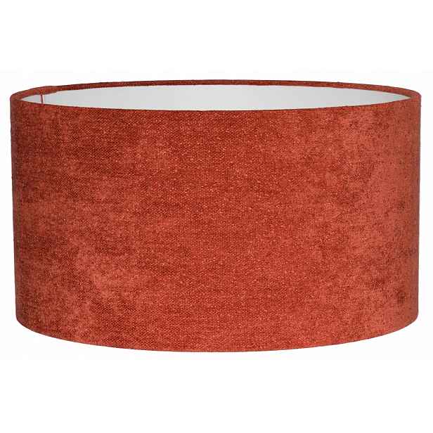 Stínidlo pro závěsnou stojací lampu Válec 35/20 cm E27 Červený Boucle Venosa