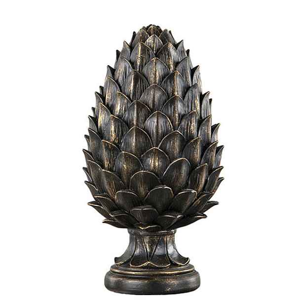 Figurka Artyčok Dekorativní Šiška Boho Retro Dekorace Ozdoba 26 cm