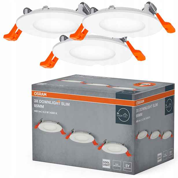 Kulaté Stropní Svítidlo Stropní Led svítidlo 4.5W 240lm 4000K Podomítkové Osram