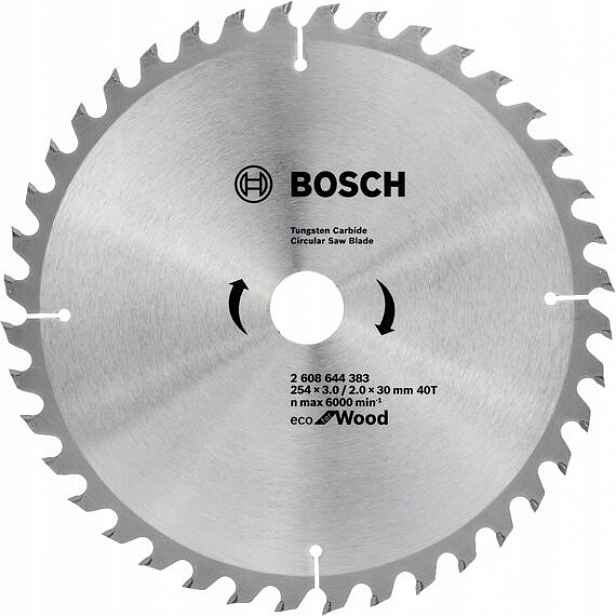 Bosch 2608644383 pilový kotouč Eco 254*3,0/2,0*30mm, 40Z
