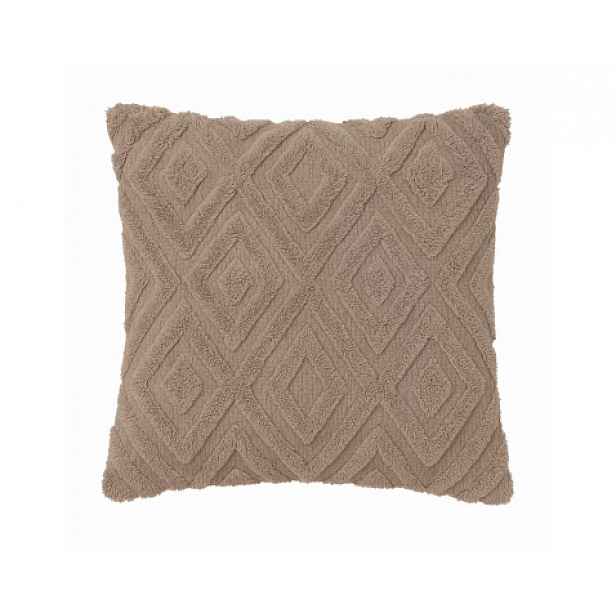 Dekorační polštář Boho rabbit 45x45 cm, taupe