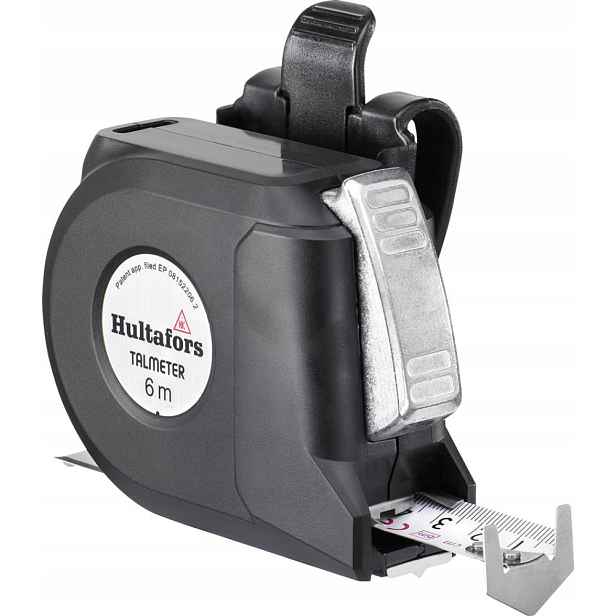 Metrovka svinovací kapesní Talmeter 6m x 25mm bílá Hultafors