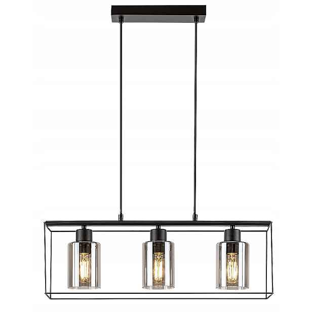 Závěsná lampa E27 3x25W černá 72033 Chadwick Rabalux