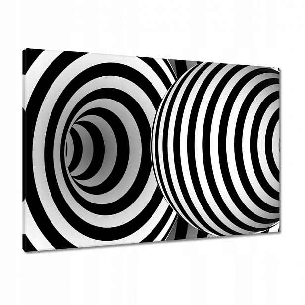 Obrazy 100x70 Abstrackja černobílá