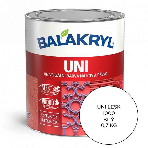20PO BALAKRYL UNI POŁYSK 0,7KG + 20% 1000 BIAŁY