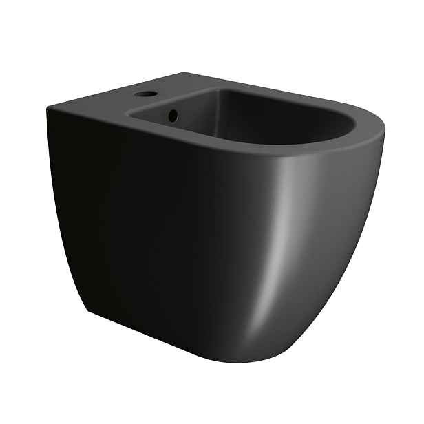 GSI PURA BIG bidet stojící 36x55cm, černá mat