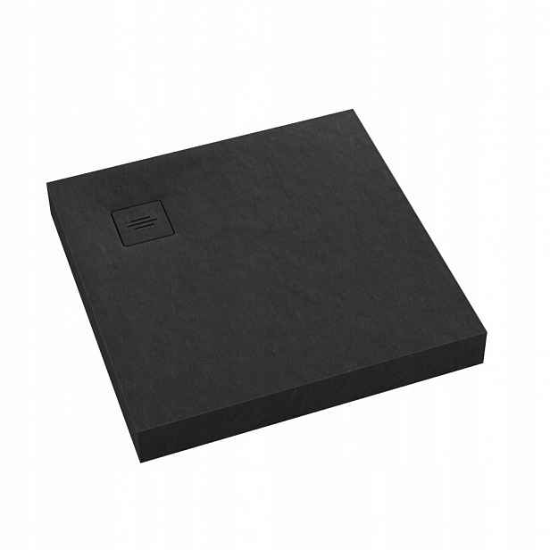 Kompaktní sprchová vanička Nonlimits Černý kámen 80x80