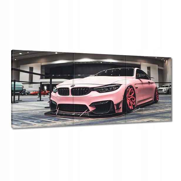 Obrazy 150x70 Růžové Bmw Auto