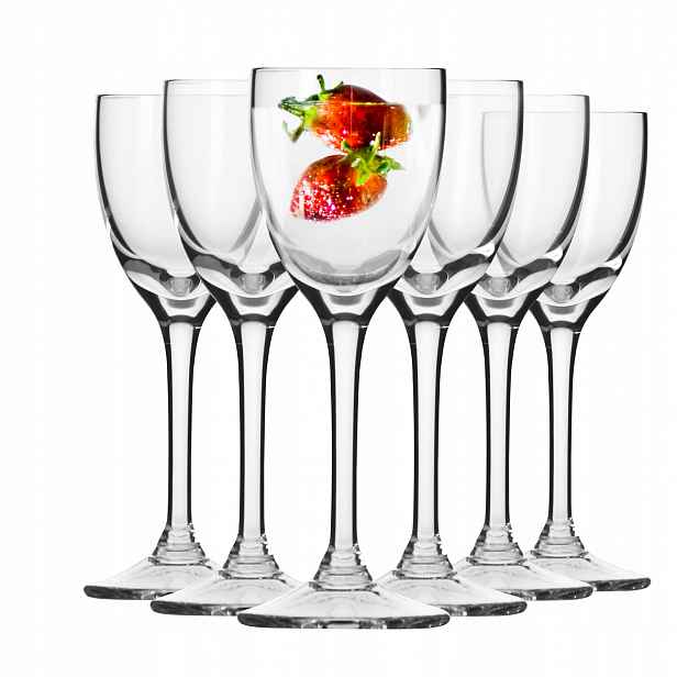 Sklenice na vodku na tinkturách Krosno Mixology sada 6 ks 35 ml