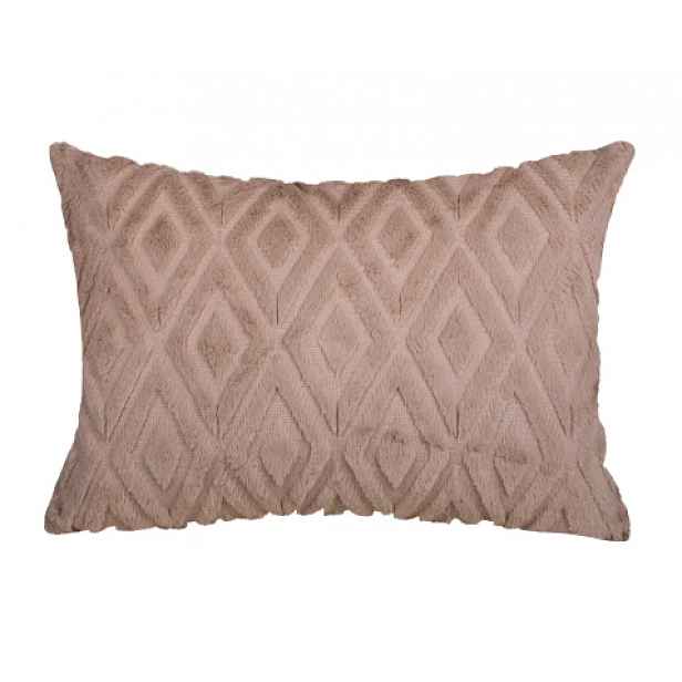 Dekorační polštář Boho rabbit 50x70 cm, taupe
