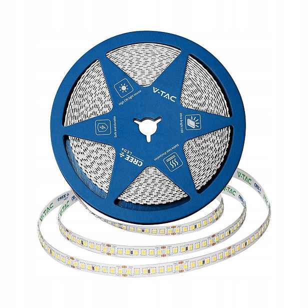V-tac Led pásek Cree Chip 24V CRI90 2xPCB 8 mm 10 m 12 W/m 168 LED/m VT-2835