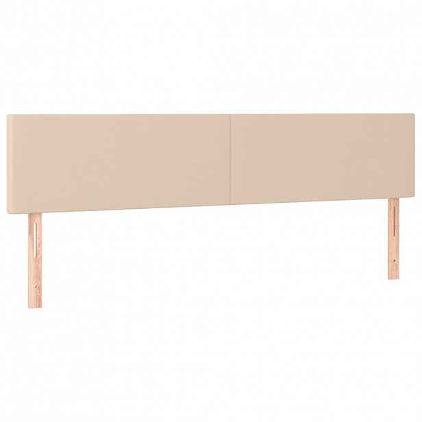 vidaXL Čela postele Cappuccino 180x5x78/88 cm umělá kůže