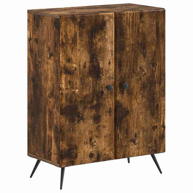 vidaXL Koupelnová úložná skříň BREDA Kouřový dub 59,5 x 31 x 80 cm
