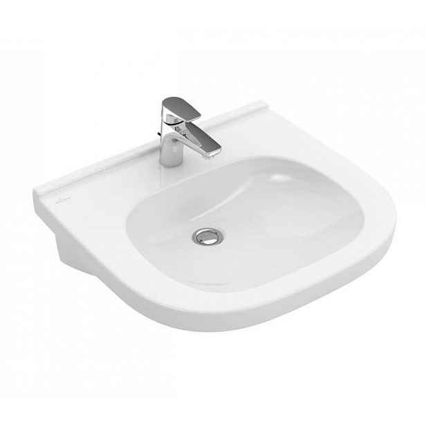 Villeroy & Boch ViCare - Umyvadlo Vita 56x55 cm, bez přepadu, otvor pro baterii, alpská bílá 41195601
