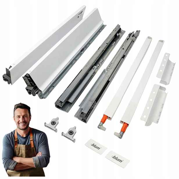 Blum Tandembox Antaro Šuplík 450 mm C střední 167 mm bílá