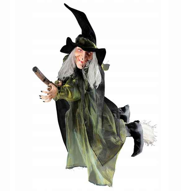 Dekorace Strašidelná Čarodějnice 100 CM Halloween