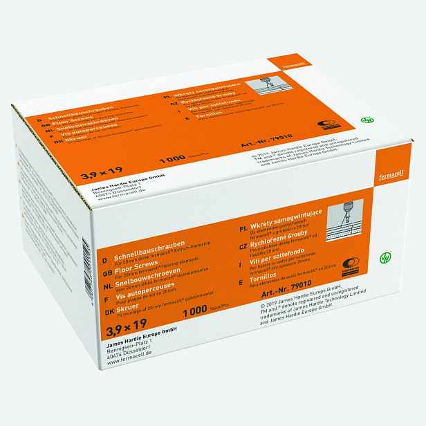Šrouby rychlořezné fermacell 3,9×22 mm (1 000 ks/bal.)