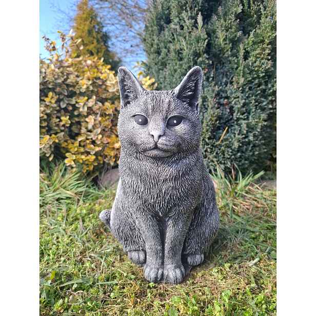 Betonová zahradní figurka Kočka Kotě figurka kočky zahrada