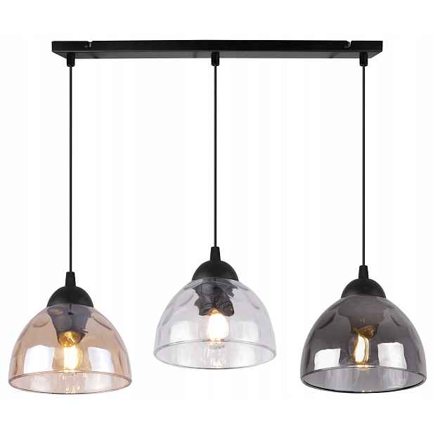Závěsná Stropní Lampa Lustr Skleněná Mísa Stínidla Do Kuchyně Obývacího Pokoje Lišta