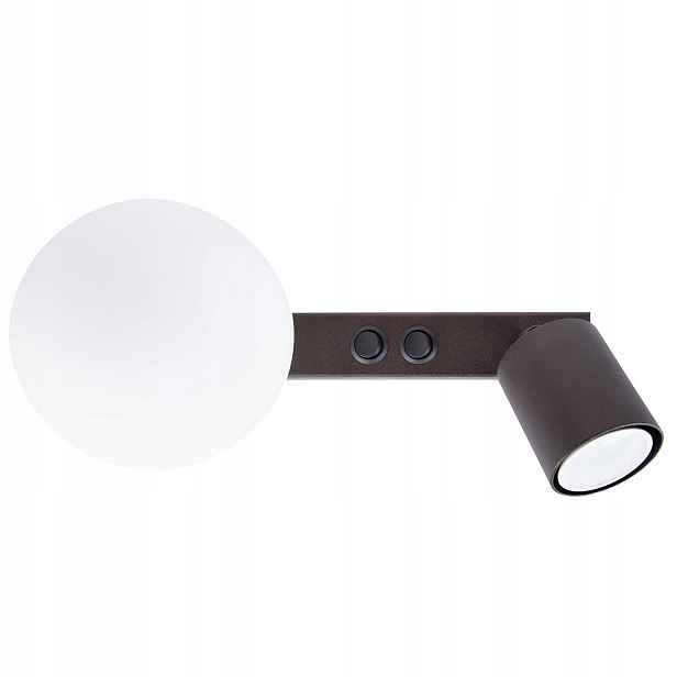 Nástěnné svítidlo Sigma Lighting Tavira hnědé, moderní, 2x12/10W