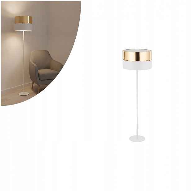 Podlahová lampa Hilton White/gold 5074 Tk Lighting