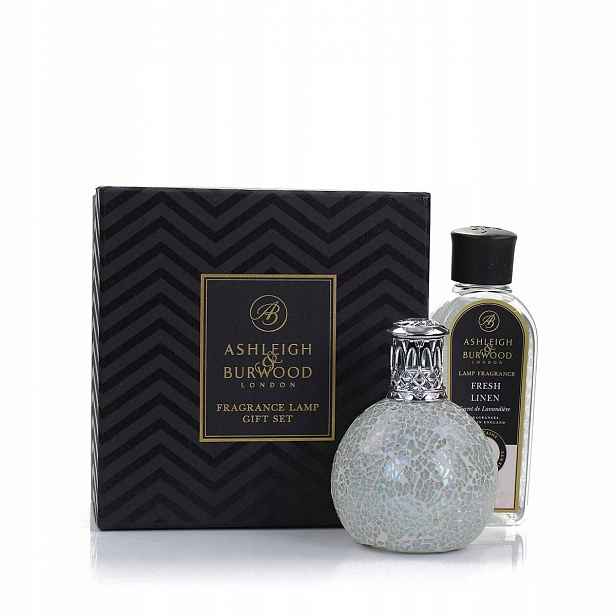 Sada lampa The Pearl náplň Fresh Linen 250 ml Ashleigh & Burwood