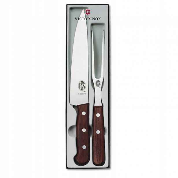 Sada na maso Victorinox 5.1020.2G nůž 19 cm vidlička 15 cm dřevo