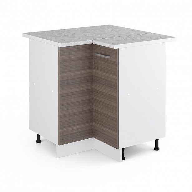 Vicco ROHOVÁ SKŘÍŇKA R-Line Ušlechtilá šedá 75.6 cm s pracovní deskou