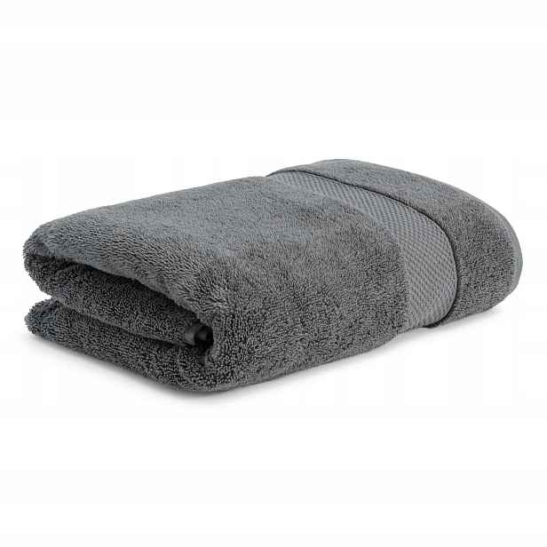 Ručník Opulence 70x130 antracitový z egyptské bavlny 600 g/m2 Nefretete