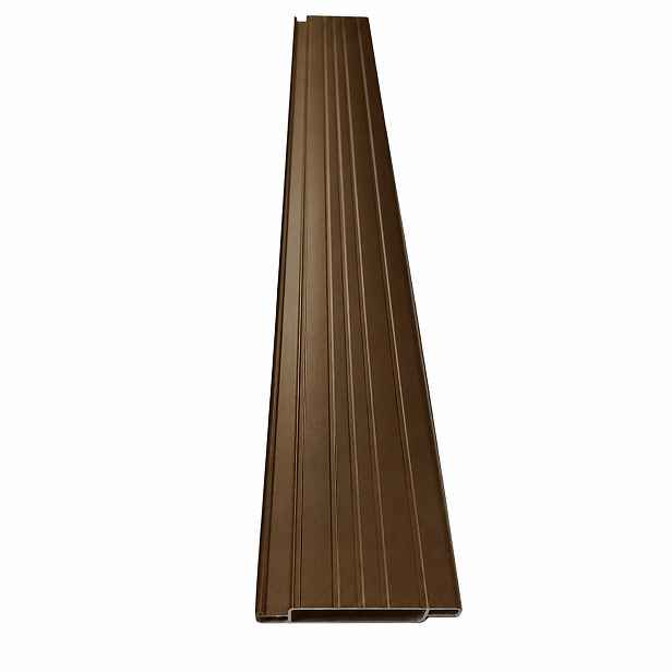 Hliníkový panel pro žaluziový systém 240 cm, hnědý