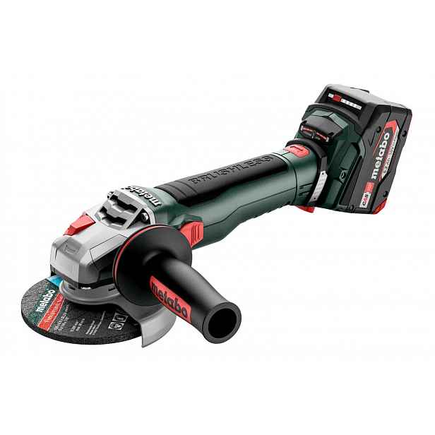Metabo - 18V AKU úhlová bruska 125 mm, 2x aku 5,2 Ah LiPower, nabíječka 613054650