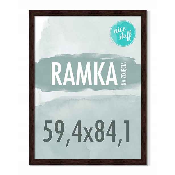 Rámeček 59,4X84,1 A1 Rámeček Na Fotografie Fotorámečky Wenge tmavě Hnědý