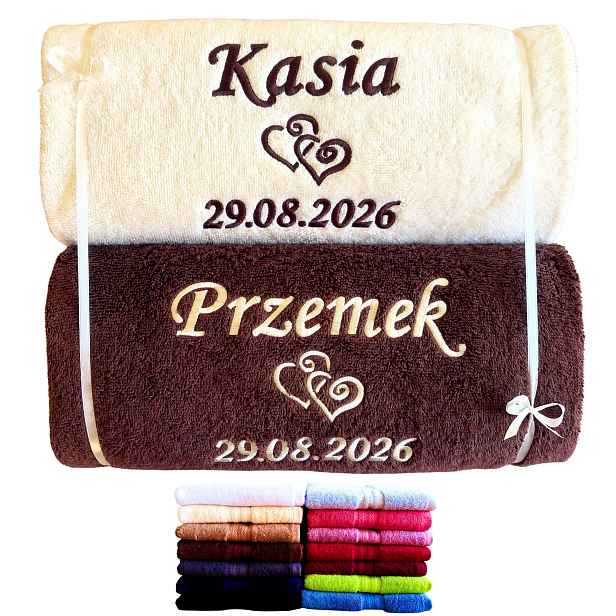 Praktický Dárek Na Svatba – Suvenýr Pro Mladý Svatební Pár, Civilní Ručníky