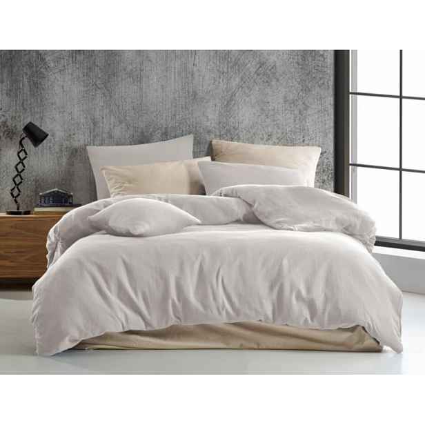 TOP Mušelínové povlečení 140x220+70x90 Smetanové