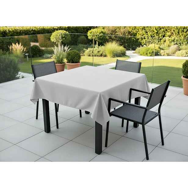 Venkovní čtvercový ubrus TERRA color 03 světle šedá, různé rozměry Mybesthome Rozměr: 150x150 cm