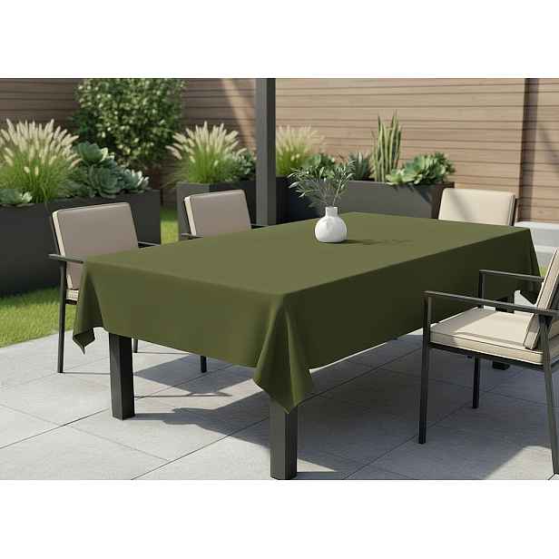 Venkovní ubrus GARDEN color 18 tmavě zelená, různé rozměry Mybesthome Rozměr: 140x220 cm