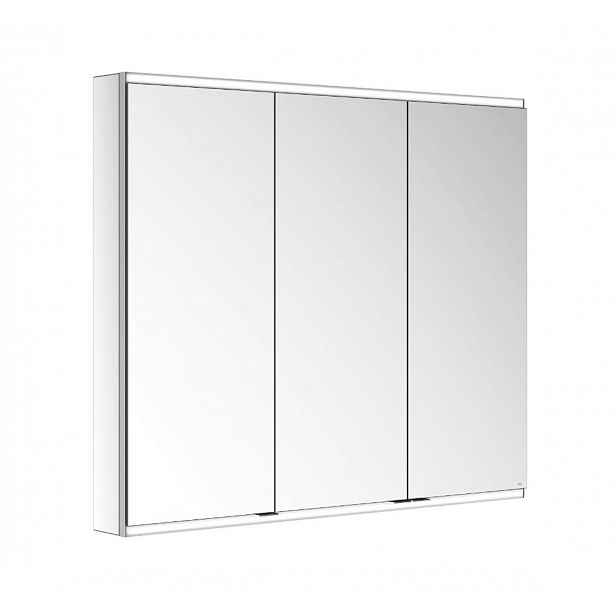 Keuco - Zrcadlová skříňka s LED osvětlením, 110x90x12 cm, hliník 800311111000300