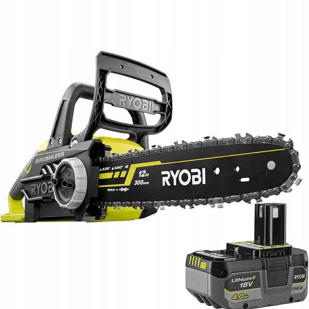 Ryobi Akumulátorová řetězová pila 18V Akumulátor LI-ION18V 4Ah One+