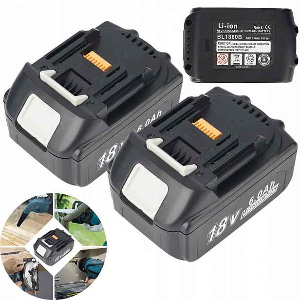18V Baterie 6000MAH Kompatibilní BL1840 S 6 Vrstvami Ochrany