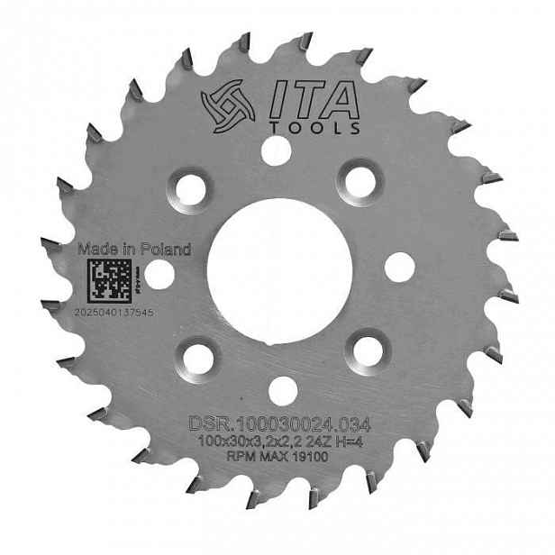 Ita Tools Diamantová drážkovací pila 100x30x24Z H4 K3,2 mm
