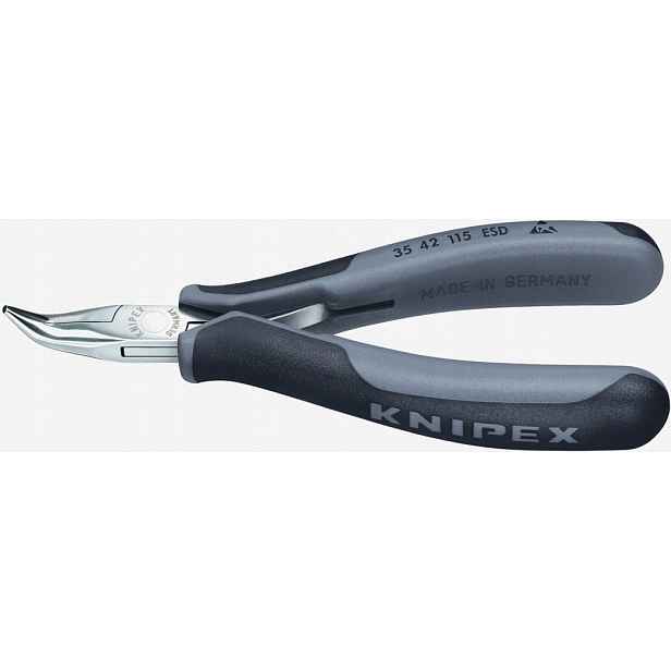 Kleště Esd 115 mm Zahnuté 45 stupňů Knipex 35 42 115 Esd Přesné