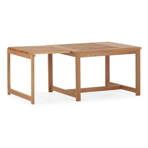 Konferenční stolek z dubového dřeva v přírodní barvě 60x70 cm Unai – MOME