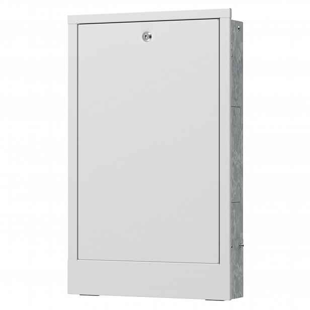 Kryt hydraulického rozvaděče pod omítku 380 mm 4 topné okruhy