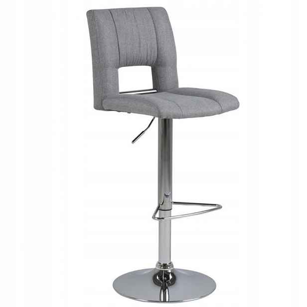 Otočná barová židle Sylvie II světle šedá
