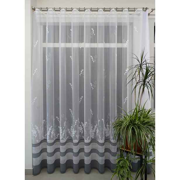 Mg Záclona žakár 35686 Bílá 350x250 cm hotová Bt K