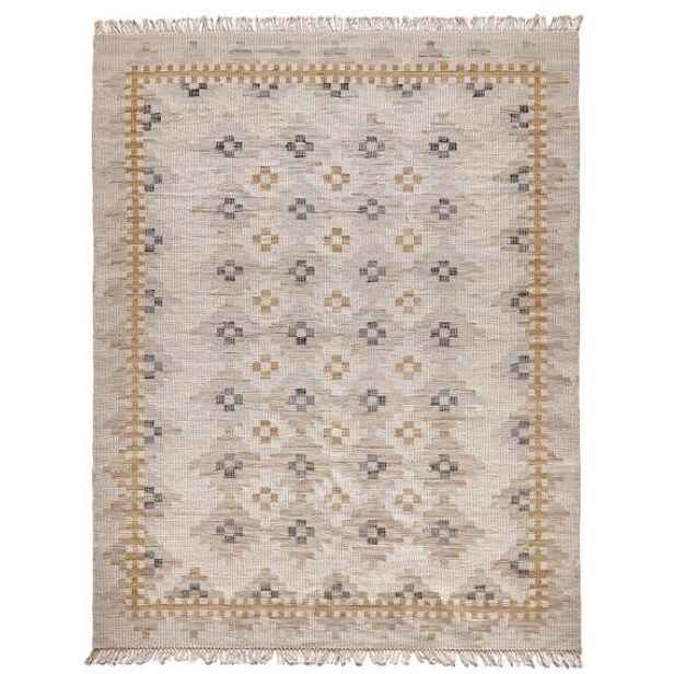 Ručně vázaný kusový koberec Sultan DESP P87 Ivory White Gold, 200x290, béžová, vícebarevná, chodba / předsíň, Diamond Carpets India